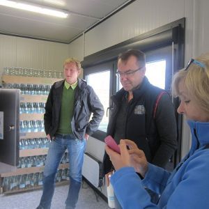 Eröffnung Milchautomat Grosszschocher