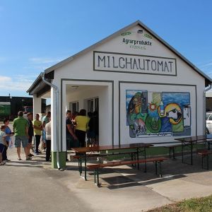 Eröffnung Milchautomat Kitzen